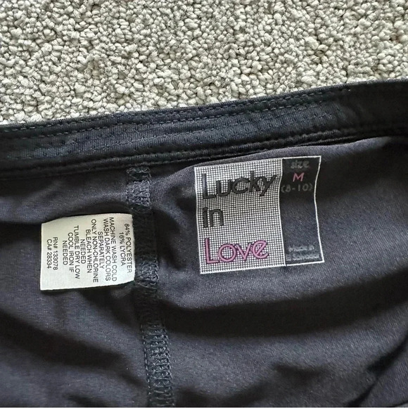 Lucky in Love Skort Women's Size Medium Black Red - Picture 5 of 7